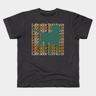 Loyal and Loveable: A Tribute to Labrador Retrievers Kids T-Shirt